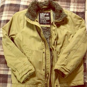 American Eagle Fur Lined Coat